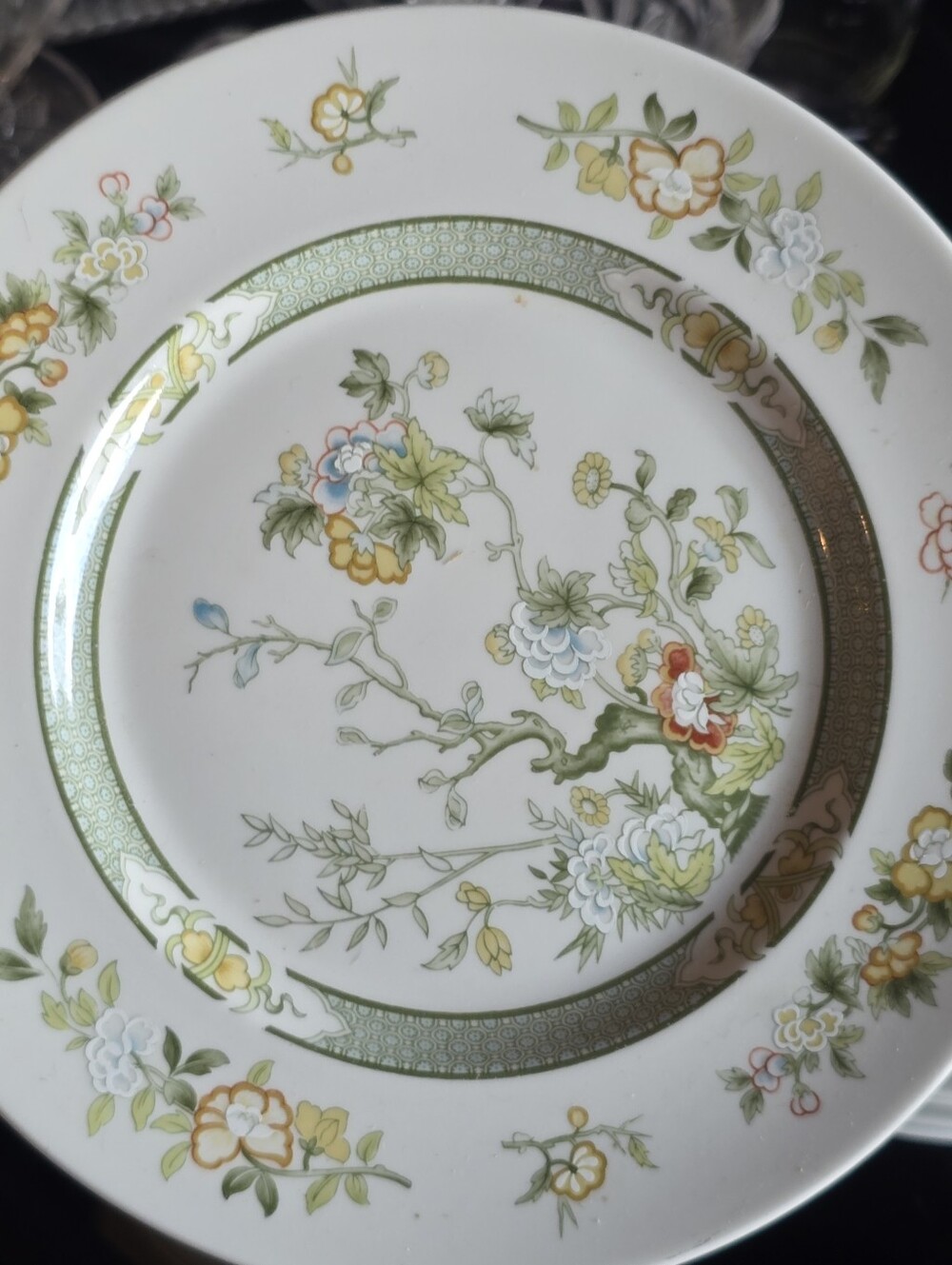 Royal Doulton Tonkin Pattern Salad Plates And Bread Plates 8 Pc Set